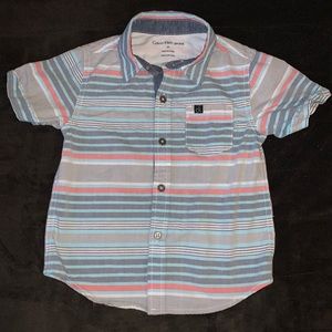 Toddler Boys Calvin Klein Button Up